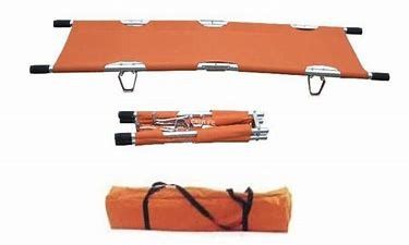 ราคาถูก อลูมิเนียมสลัด Foldaway รถพยาบาล stretcher พับสําหรับการช่วยเหลือฉุกเฉิน