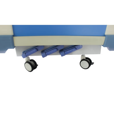 3 ฟังก์ชั่น Heavy Duty Manual เตียงในโรงพยาบาล 80 องศาสำหรับการพยาบาลผู้ป่วย