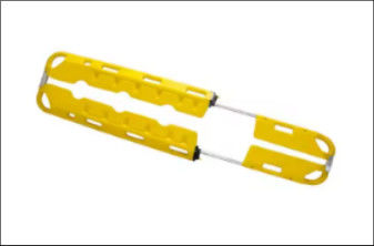 HDPE พลาสติกพับกระดูกสันหลังบอร์ดเปลกู้ภัยน้ำลอยทางการแพทย์