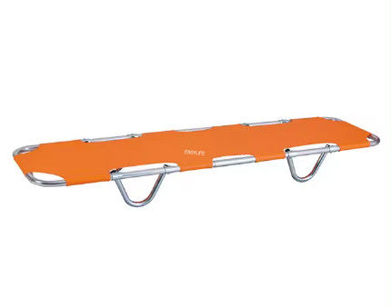 อลูมิเนียมสกัดพับ stretcher สินค้าทางการแพทย์ฉุกเฉิน ไม่พับ stretcher 187cm 18 Cm