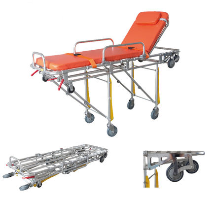 โรงงานขายส่งโรงพยาบาลอัลลูมิเนียมสับสนธิ stretcher การขนส่ง รถพยาบาล stretcher สําหรับฉุกเฉิน