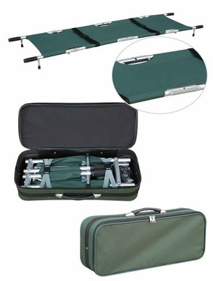 ราคาดี สี่พับ stretcher การแพทย์ ความแข็งแรงสูง อลูมิเนียมสับสนธ์หนังออคซฟอร์ด ออนไลน์