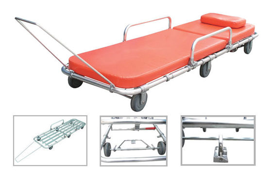 ดีไซน์ใหม่ อัลลูมิเนียมสลัด อัตโนมัติการบรรทุกล้อ รถพยาบาลฉุกเฉิน stretcher