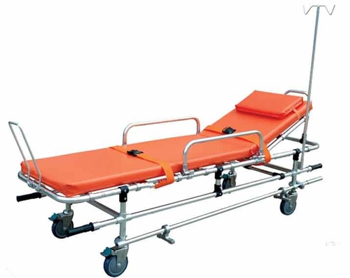ราคาดี 550mm 30 Degree Medical Wheeled Ambulance Stretcher รถพยาบาลเปลหามตำแหน่งต่ำ ออนไลน์