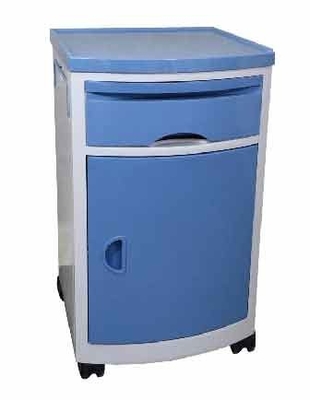 45CM 17.7in Hospital Medical Furniture Abs ตู้ข้างเตียงพร้อมลิ้นชักเก็บของสำหรับ Ward