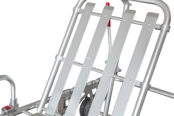 เปลหามรถพยาบาลแบบพับได้สำหรับการแพทย์ฉุกเฉินพร้อมราวบันไดอลูมิเนียม