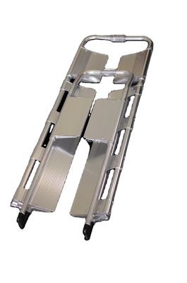 60 มม. โรงพยาบาลพับรถเข็นเปลเปลญวนไฟฟ้าด้วยตนเอง 180 องศาปรับระดับได้