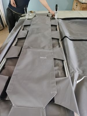 เปลกู้ภัยแบบพับได้พร้อมกระเป๋าติดตายตัว 220 X 55 X 15 ซม. 95ซม