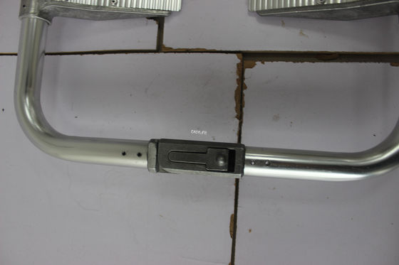 สีน้ำเงิน 210 ซม. 44 ซม. รถพยาบาลแบบพับได้พร้อมสายรัดแบบใช้มือ