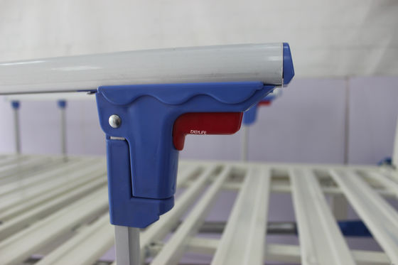 Three Cranks Manual ICU Medical Bed 80MM เฟรม 159Kg Three Cranks