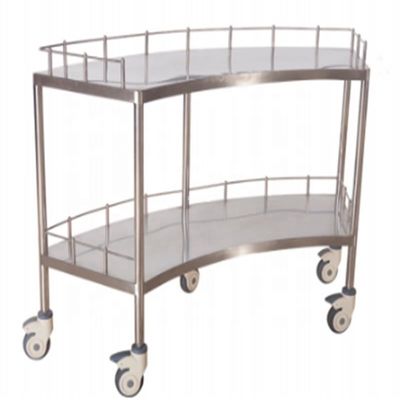 1400MM 45CMHospital Medical Furniture เครื่องมือผ่าตัดรถเข็นสแตนเลสพร้อมลิ้นชักและล้อ