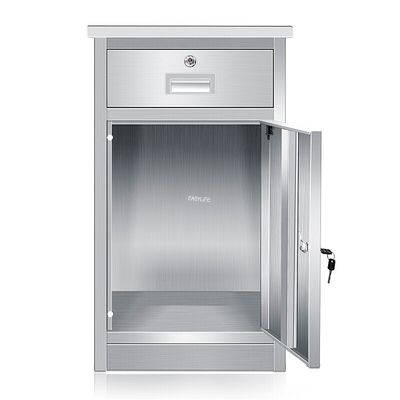 ตู้ข้างเตียงผู้ป่วยในโรงพยาบาล 450 มม. ตู้โต๊ะรับประทานอาหารสีเขียวอ่อน Odm