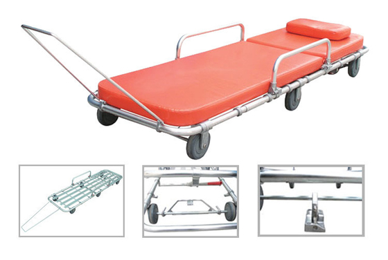 ราคาดี ดีไซน์ใหม่ อัลลูมิเนียมสลัด อัตโนมัติการบรรทุกล้อ รถพยาบาลฉุกเฉิน stretcher ออนไลน์