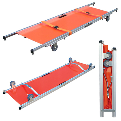 ราคาดี 230 X 17 X55 ซม. 9.2 กก. พับรถพยาบาลและเปลหามอัตโนมัติสำหรับการเคลื่อนย้ายผู้ป่วย ออนไลน์