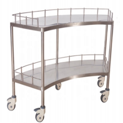 ราคาดี 1400MM 45CMHospital Medical Furniture เครื่องมือผ่าตัดรถเข็นสแตนเลสพร้อมลิ้นชักและล้อ ออนไลน์